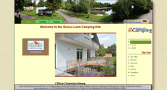 Desktop Screenshot of donau-lech-camping.de